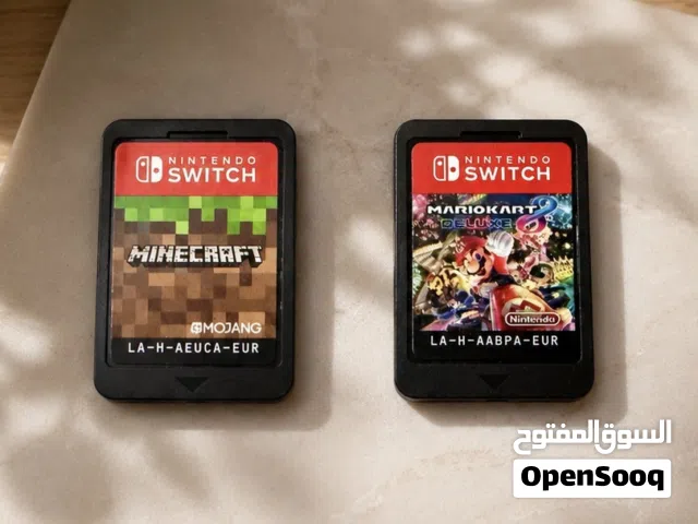 Mario Kart & Mine craft Nintendo Switch Game لعبه ماريو كارت و ماينكرافت نينتندو سويتش