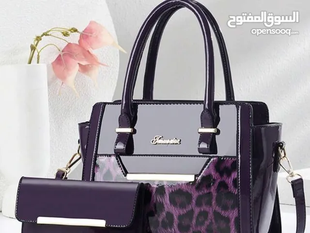 Dark purple shoulder bag