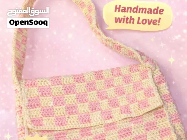 حقيبه يد من الكروشيه صناعه يدويه