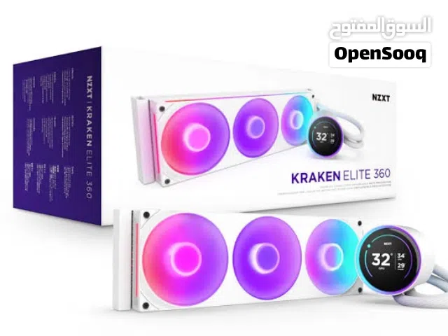 NZXT Kraken Elite 360 RGB 2024 - White مبرد مائي