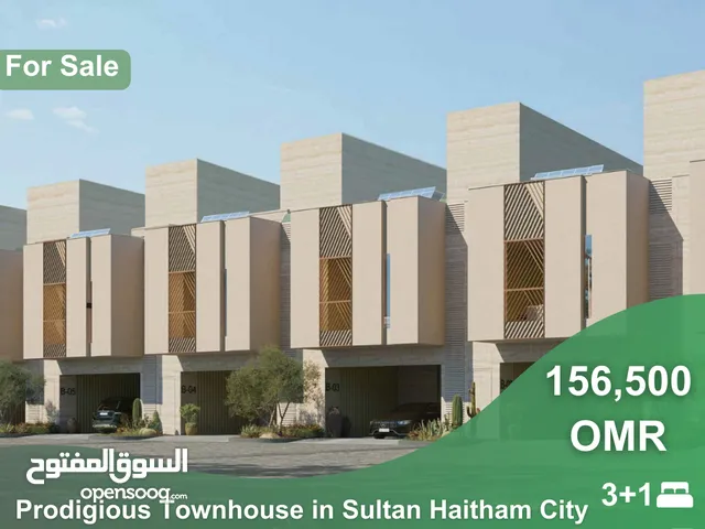 Prodigious Townhouse for Sale in Sultan Haitham City REF 431TB