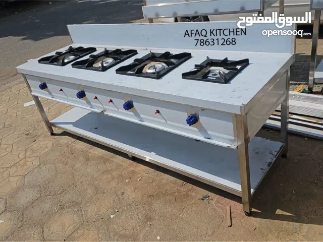 Stainless Steel Custom Fabrication Tables Sinks Gas Cooker تفصيلات ستانلس ستيل طاولات مغاسل طباخات