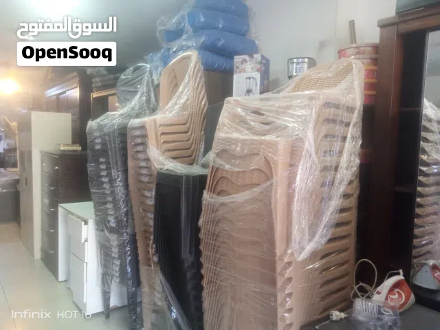 اطقم رتان ومراجيح وطاولات وكراسي بلاستيك