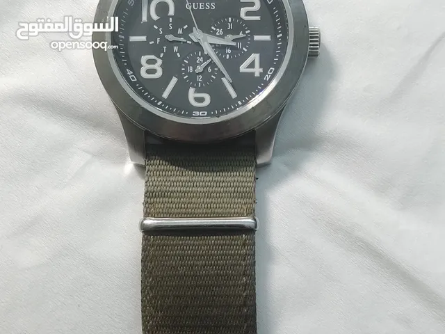 Guess Watch ساعه جيس (ساعه جيس اورجينا الاصلي مستعمله حاله النظافه 60%)
