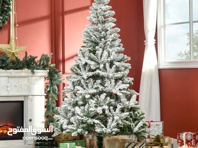 شجرة عيد الميلاد (كريسماس) ثلجية كثيفة فاخرة مستورد 180cm snowy christmas tree