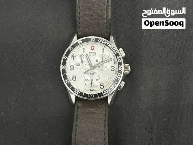 Victorinox Swiss Army Chrono Classic Watch Men 41mm Silver Dial Steel New Batt