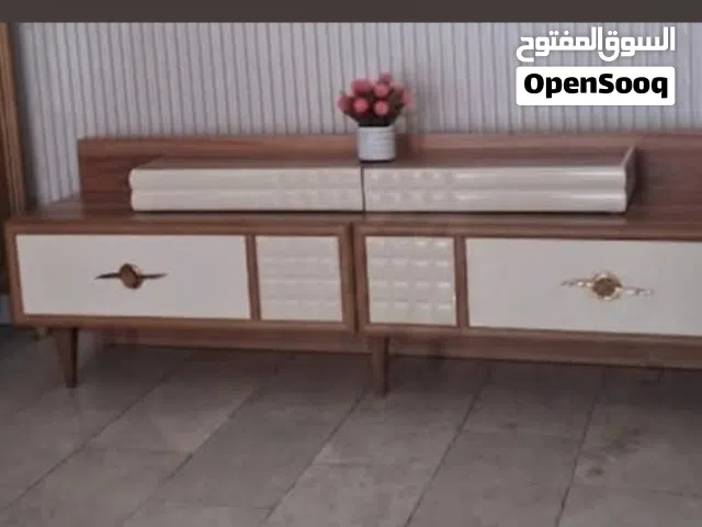 ميز تلفزيون خشب زان تركي مودرن