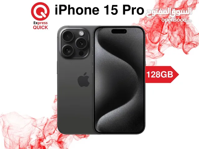 IPHONE 15 PRO ( 128GB ) NEW /// ايفون 15 برو ذاكره 128 جيجا الجديد كليا