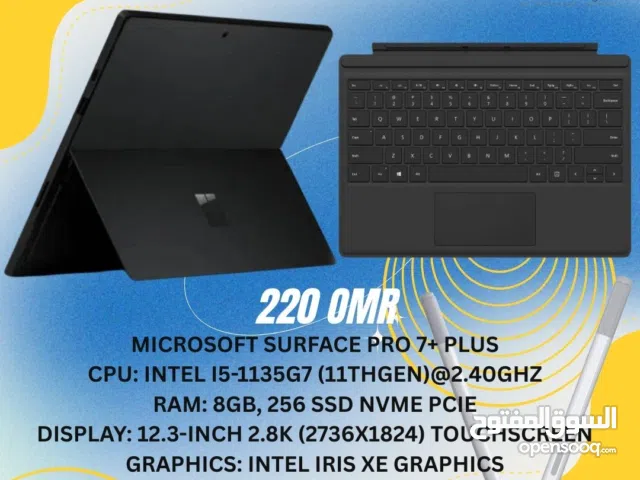 Microsoft surface pro 7 plus in excellent condition with warranty