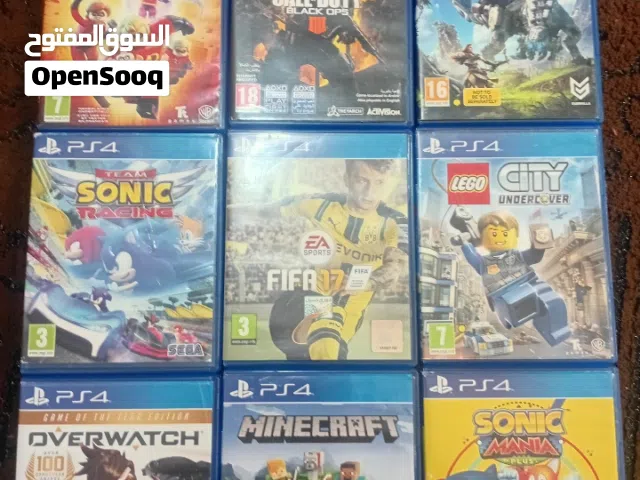 العاب بلاستيشن 4  للبيع  . موقع في الزرقاء