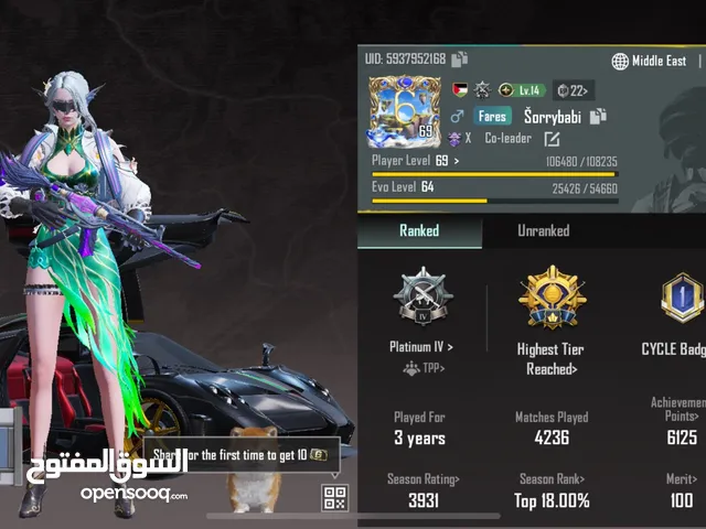Pubg Accounts and Characters for Sale in Alexandria