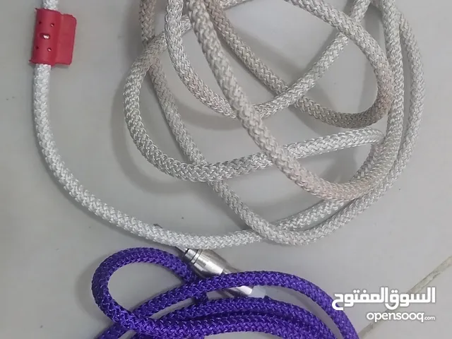 سلك سماعات ابو وجهين ابيض و بنفسجي