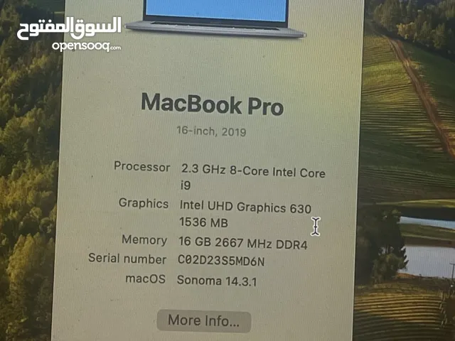 Macbook pro 16 inch 1T