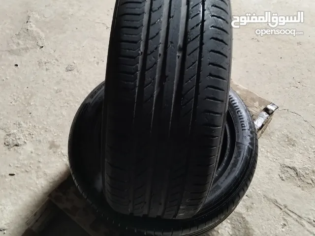 عدد 4 فرده كوتش مستعمل كونتيننتال للبيع 225 / 50 R 17 W ران فلات