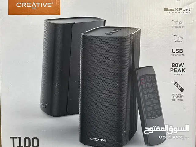 سماعه كريتف موديل Creative T100 bluetooth -aux -optical