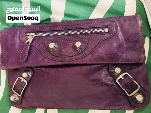 Authentic Balenciaga Giant 12 Envelope Clutch – Cassis Purple (2012) Y2K Aesthetic!