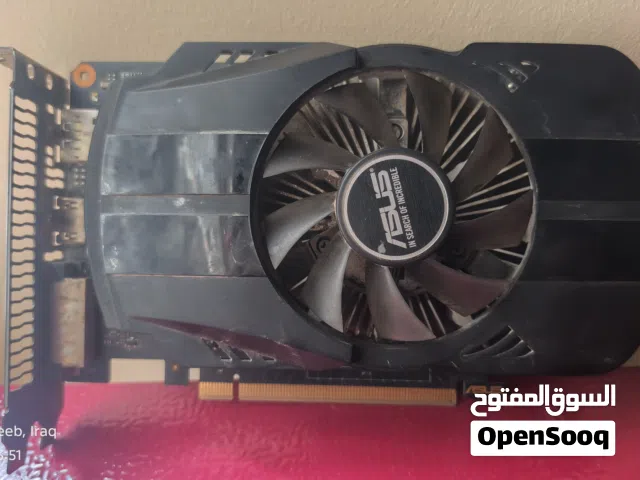 كوت شاشه gtx 1050 ti حجم الذاكرة 4 غيغابايت نظيف و شغال بالصور اعلى درجة حرارة تحت الضغط جوا 70 درجة