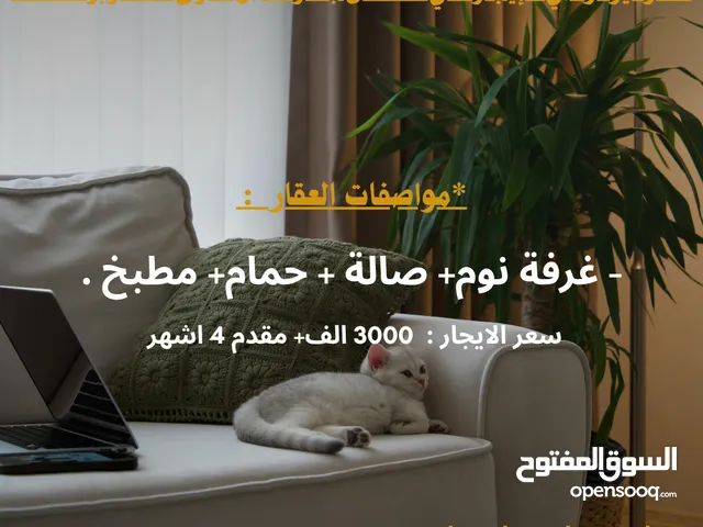 شقة ارضية مستقلة تجارية للايجار منطقة فشلوم بالقرب من النادي الرياضي فشلوم