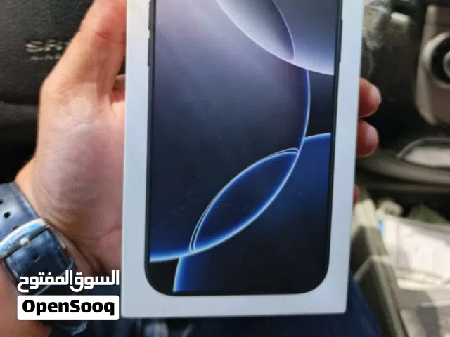ايفون 16 برو ماكس جديد مكرشم 256 شفرة محلي ضمان ابل