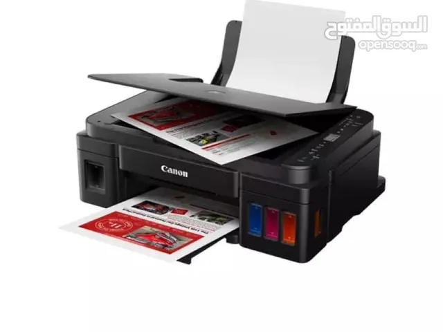 طابعة كانون ملون PIXMA G3410 جديدة. متعددة الاستعمالات 3 في 1