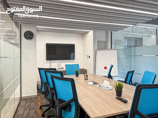 مكاتب مفروشة تصلح لاصدار رخصة مهن للايجار