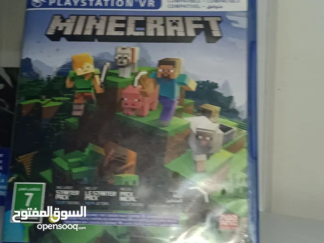 للبيع شريط ماين كرافت بلايستيشن 4 - مستعمل لكن نظيف جدا بدون خدوش ويشتغل سليم 100%
