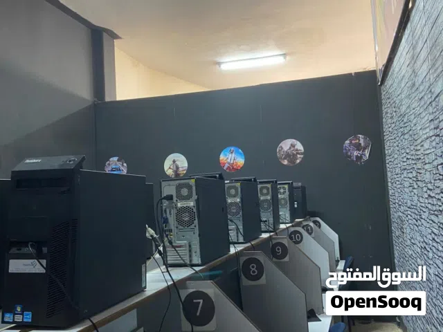 12 جهاز لينوفو جيل 3 i5 مع شاشات 19 انش و الطاولة و كراسي و سويتش مع سلوكة يعني شغل و العب