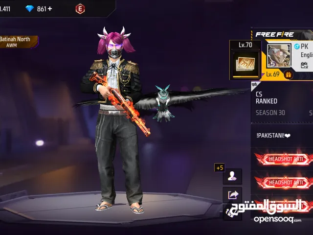 FREE FIRE 4 YEAR OLD ID WITH 1K FREE DIAMONDS in al bidaya