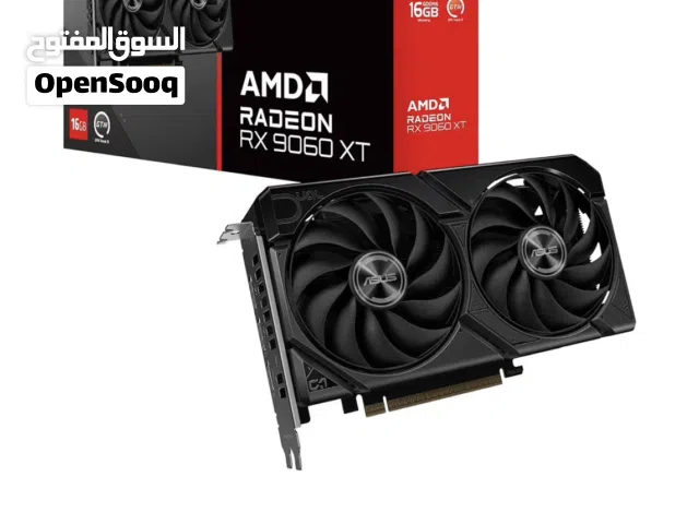 RX9060xt 16 gb  يديد غير مستخدم وكرتونته ما انفتحت و سعرها فالسوق 2099 طالب فيه 1950غير قابل للتفاوض