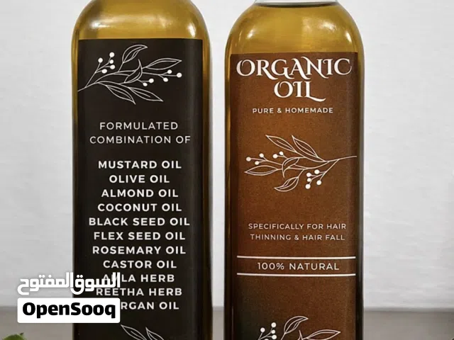 ORGANIC HERBAL HAIR OIL  100% NATURAL  Pure • Homemade • Powerful Care for Hair Fall & Thinning