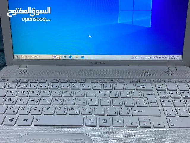 لابتوب TOSHIBA ويندوز 10