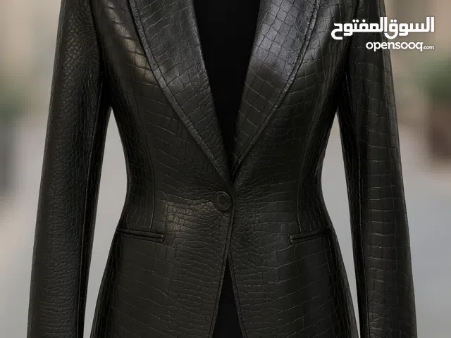 للبيع جديد ستاتي جاكيت جلد التمساح