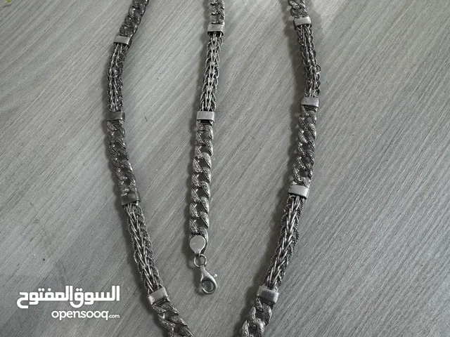 سلسله و انسيال فضه أيطالي عيار 925