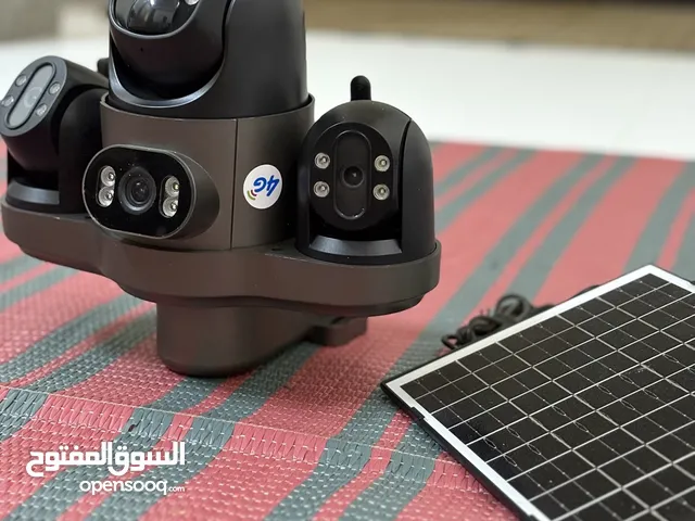 كيمره مراقبه 3 عدسات بجوده عاليه بطاقه الشمسيه