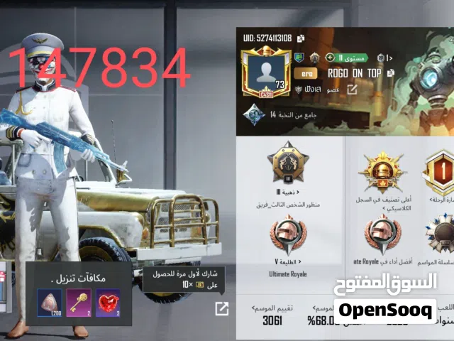 Pubg Accounts and Characters for Sale in Al Batinah