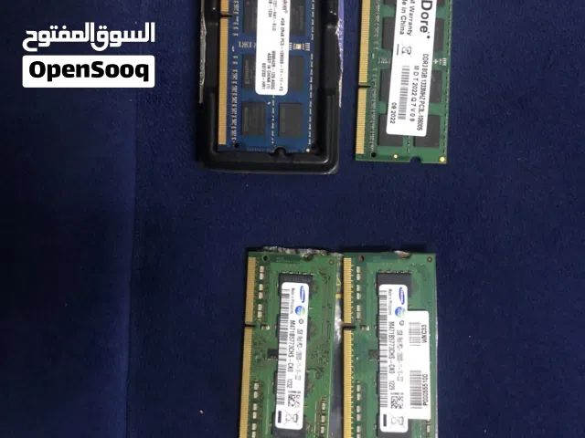 للبيع: رامات لابتوب (DDR3) بحالة ممتازة!