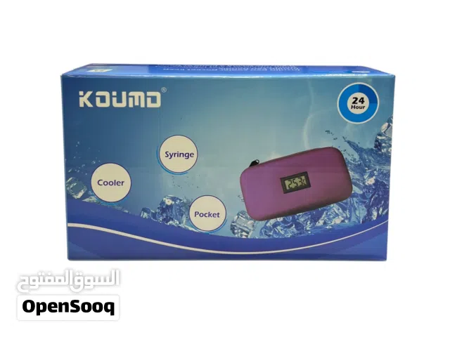 حافظة تبريد أقلام الإنسولين المحمولة KOUMO مع شاشة حرارة