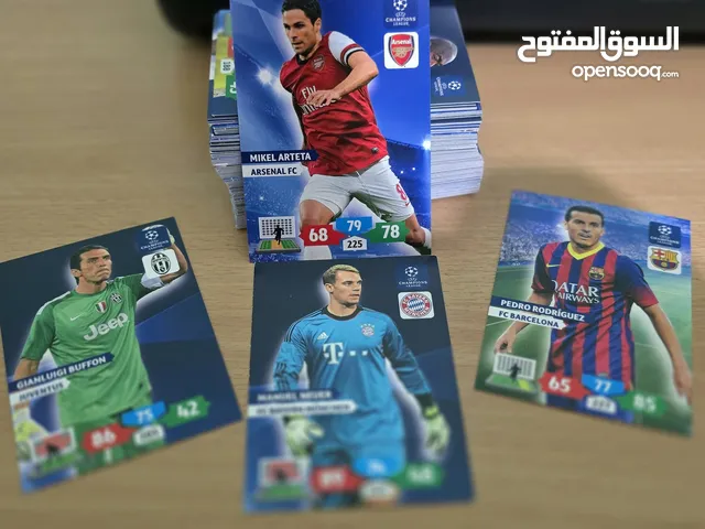 كروت كرة قدم panini and topps
