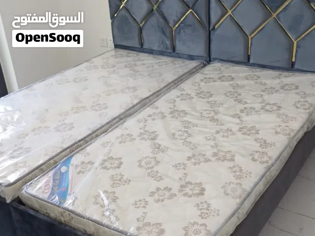 single wood bed with mattress for sale