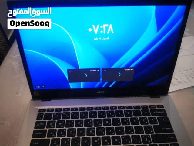 لابتوب مستعمل بس سنه جديد ونضيف