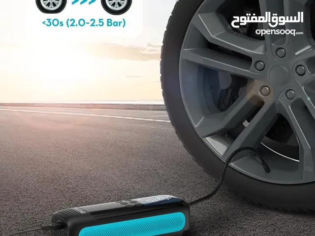 مضخة هواء راف باور بريميوم بدون بطارية بقوة 120 واط اخراج 12-16 فولت بسرعة 45 لتر في الدقيقة مع شاشة
