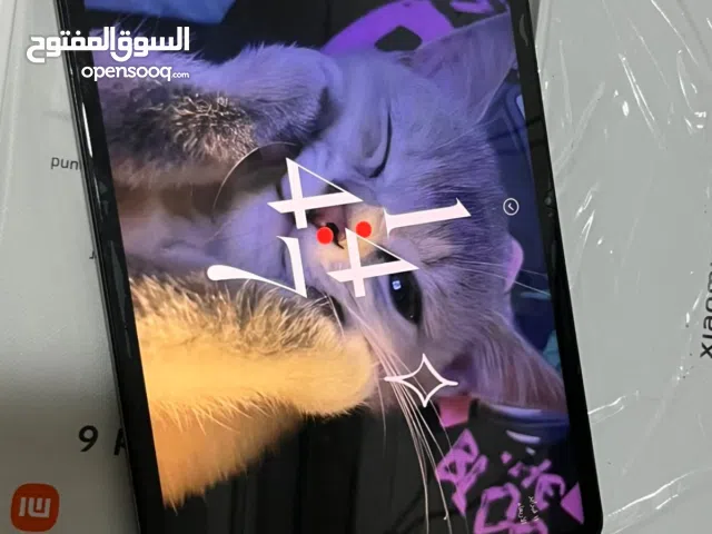 شاومي باد 6 ، للبيع  ذاكره 256 144 هيرتز بطاريه 8840 الكارتونه والشاحنه الاصليه ويا 33 واط مكاني نجف