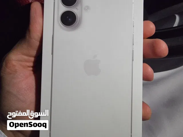 آيفون 16 جديد بسعة 128 جيجابايت لون أبيض