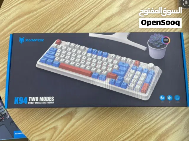 كيبورد مغلف احترافي هادء اكبر حجم لاسلكي