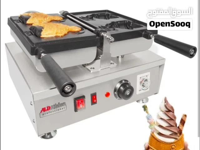 ماكينة وافل سمكة بحالة الوكالة