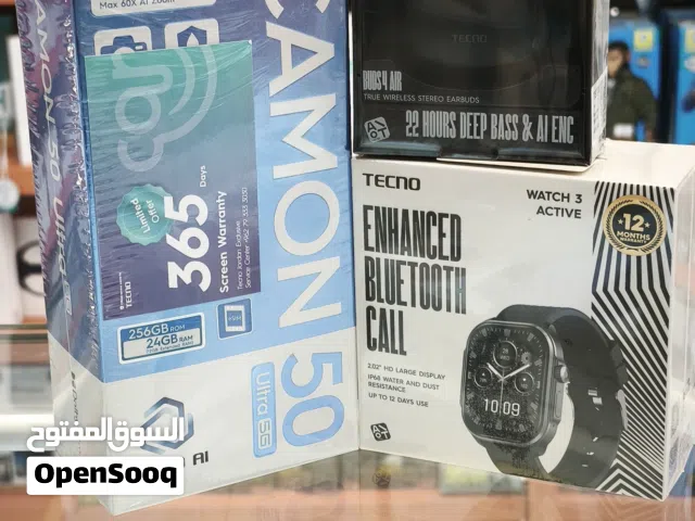 TECNO Camon 50 Ultra 5G سعة التخزين:256 جيجابايت رام:12 جيجا القوة والجمال والاداء في جهاز واحد