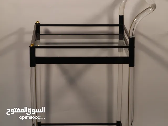 ترولي اكريليك مربع لون اسود