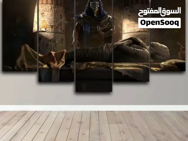 Anubis Egypt God Afterlife Mummification 5 Piece Canvas