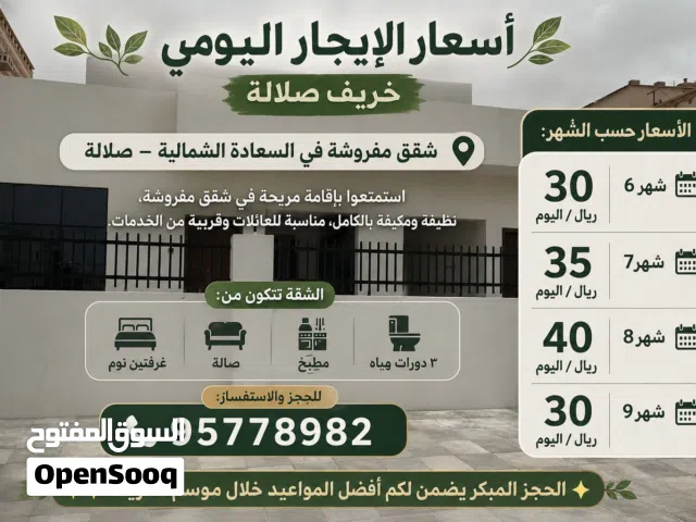 115 m2 2 Bedrooms Apartments for Rent in Dhofar Salala