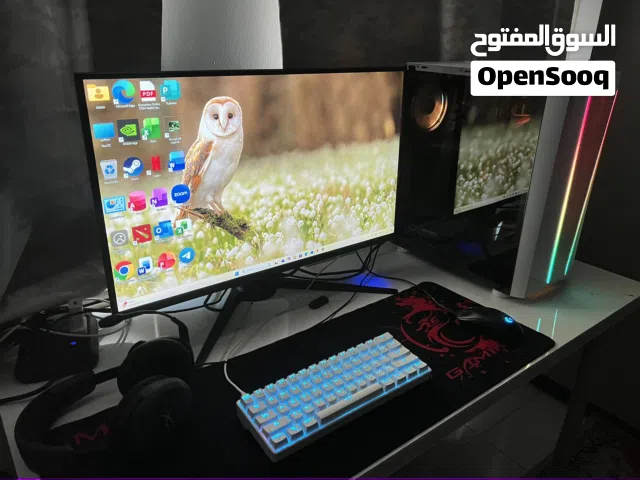 بي سي قيمنق مع اغراضه كامله ما عدا الطاولة و الكرسي مواصفات حلوة و شرط النظافة التواصل واتساب فقط